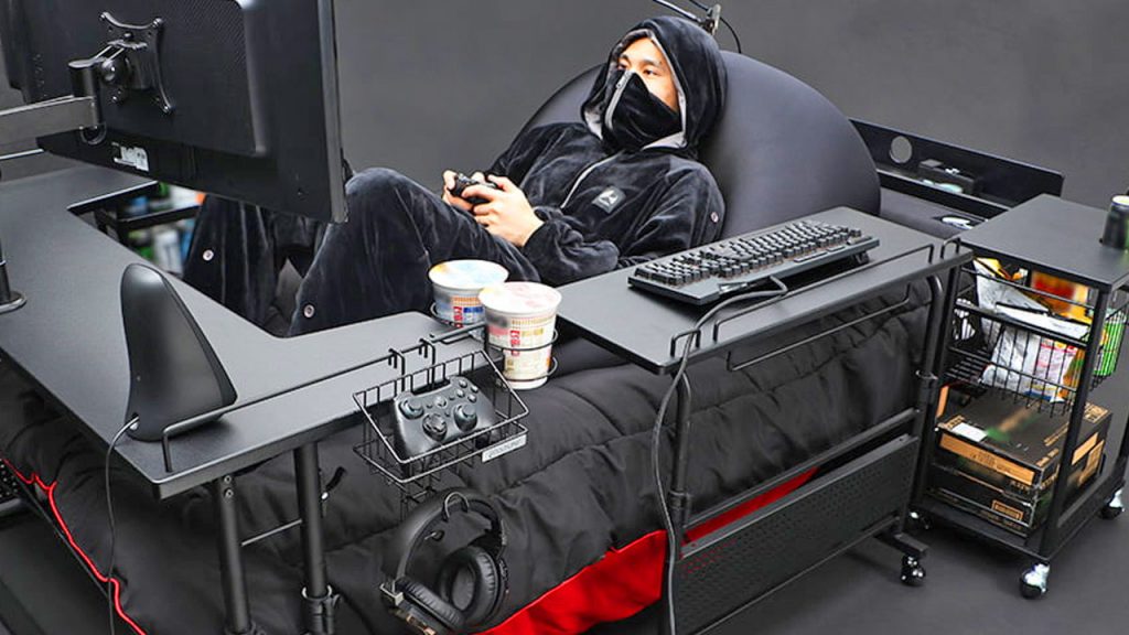 japanhascreatedtheultimategamingbedsoyouneverhavetorejoin